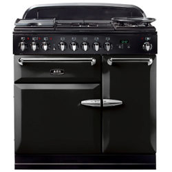 AGA Masterchef XL 90 Dual Fuel Range Cooker Gloss Black